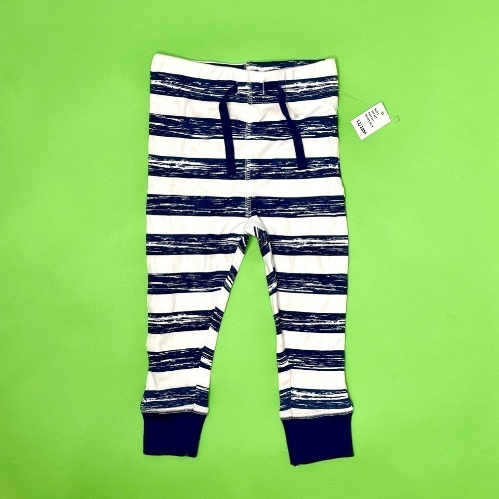Koala Baby Blue and White Stripe Bottoms 12/18M